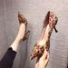 MTX 191-12020 Autumn New Wedding Korean Style Thin Shallow Mouth High Heel Women Pointed Rubber Single Shoes_vogvips.com