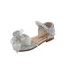 New Baby Girls Single Shoes Princess Shoes Sandals Small Big Children Girls Butterfly Yarn_vogvips.com