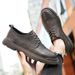 Lace-up Casual Korean Style Versatile Black Leather 2022 Spring New Men's Outdoor Shoes_vogvips.com