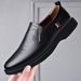 Men's Casual Loafers - Soft Sole & Upper Round Toe Slip-On Shoes For Business & Daily Wear, Light Luxury Style Slip On Shoes Single Shoes_vogvips.com