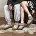 Men's & Women's Winter Snow Boots With Fleece Lining, Thickened Anti-Slip Rubber Sole, Waterproof Suede Leather, Ethnic Style, Comfortable & Warm_vogvips.com