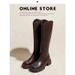 2025 New Women's Knee-High Boots With Chunky Heel & Platform - Fashionable, Versatile Choice For Autumn & Winter Trends_vogvips.com