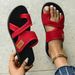 Women's Casual Sporty Sandals Breathable Comfortable Skin-Friendly Flat Bottom Slip-On Slippers_vogvips.com