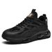 Men's Air Cushion Sneakers – Breathable All-Black Casual Shoes (Lightweight & Versatile)_vogvips.com