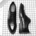 Directly From The Manufacturer, High-end Genuine Leather Lace-up Spring Pointed-toe Men's Fashion Black Versatile Summer_vogvips.com