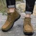 Casual Large Size Men's Leather Shoes Platform Wear-resistant Mountaineering Men's Shoes_vogvips.com