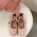 Fashionable Pink Ballet Flats For Women 2024 New Summer Soft Sole Mary Jane Shoes To Match Dresses_vogvips.com