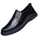 Leather Casual Versatile Summer Breathable Non-Slip Soft Sole Middle-Aged Trendy PU Business Comfortable Men's Shoes_vogvips.com