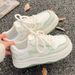 This Year's White Shoes For Female Students, Versatile Niche Breathable Sneakers, Ins Style Trendy Sports Casual Loafers_vogvips.com