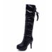 2021 Autumn Winter New Korean Style High Heel Over-the-Knee Long Lace-Up Casual Women Martin Boots_vogvips.com