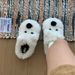 Cartoon Puppy Cotton Women, Autumn And Home Thickened Furry Slippers, Winter Wearable Warm Plush Slippers For Men_vogvips.com