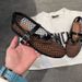 Outer Size Metal Buckle Flat For Women's Outdoor Wear 2025 Summer New Fashionable Versatile Casual Sandals_vogvips.com