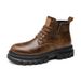 European Warm Series Autumn Winter Men's Thick-Soled Height-Increasing British Style Martin Boots Fashion New Ultra-Fiber Leather Trendy_vogvips.com