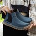 Chunqiu Women's Casual Shoes Large Size Hand-Sewn Slip-On Business Mom Shoes_vogvips.com