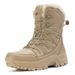 Large Size Men's Boots High-top Snow Boots Warm High-top Thickened Velvet Cotton Shoes Men's Mountaineering Snow Boots_vogvips.com