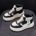 thick-soled Little White Shoes Women's Heightening Little White Shoes Casual Classic Female Student Board Shoes_vogvips.com