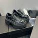 logo 1 Correct Su 7CM Round Canvas SMFK Cross Thick Sole Short Stature Wild Panda Big Toe Derby Shoes_vogvips.com