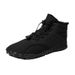 Winter new warm cotton-padded shoes for couples outdoor leisure hiking sneaker fleece-lined thickened mid-top men's snow boots_vogvips.com