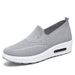 Women's Summer New Casual Thick Soled Breathable And Height Increasing Air Cushioned Sh, One Foot Stepping Women's_vogvips.com