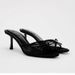 New Summer Outdoor Sexy Open-toe Sandals French Thin Heel Bowknot Mesh High Heel Sandals For Women_vogvips.com