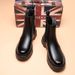 Boots Men's Niche Heightened Thick-soled Martin Boots Black Side Zipper High-top Casual Short Boots_vogvips.com