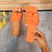 Women's Shoes Summer New Style Flat Slippers For Women Casual Square Toe Flat Heel Outdoor Wear Large Size Women's Shoes_vogvips.com