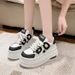 2024 Autumn New Versatile Casual Sneakers Lightweight Sports High-End Small Size Thick-Soled Height-Increasing White_vogvips.com