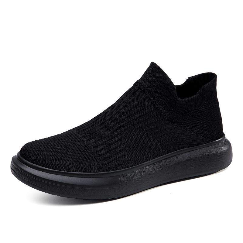 Spring/Summer Men's One Step Couple Sports And Casual Large Breathable Flying Weaving Shoes Women 26E_vogvips.com
