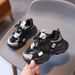 2026 Spring Mesh Children's Sports Boys' Velcro Soft Sole Running Girls' Toddler Dad Shoes_vogvips.com
