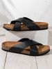 Men's Fashionable Slippers Waterproof Non-Slip Thick Sole Wear-Resistant Lightweight Comfortable Slip-On Slippers_vogvips.com