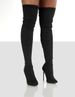 large Size Boots Knitted Sexy Stilettos New Ins Over-the-knee Socks Boots_vogvips.com