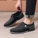 Suitable For All Seasons Men's Large Size Versatile Casual Leather Trendy Slip-On Loafers Driving Wenzhou Shoes 50_vogvips.com