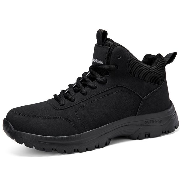 Men's In Large Size, New Leather Casual Sports For Autumn And Winter, Outdoor Lightweight Running Shoes, Korean Version_vogvips.com
