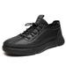 European Warm Series 2025 Spring/Summer New Casual Men Genuine Leather Sneakers Trendy Fashion Sports Men's Single Plush Cotton Shoes_vogvips.com