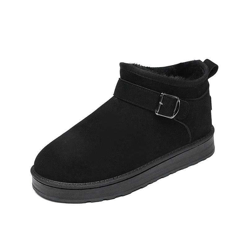 Couple Snow Boots, Autumn And Winter, Anti Slip And Plush Thick Cold Resistant Short Boots, Cotton Boots_vogvips.com