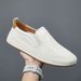 Fashion Fashion Casual Platform Loafers For Men Designer Cow Leather Men's Luxury Board Shoes Fashion Solid Color Zapatos De Hombre_vogvips.com