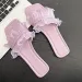 Plus Size Flat Slippers Summer Square Open Toe Lace Soft Slip AntiSlip WearResistant Womens FlipFlops 251015_vogvips.com