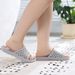 CRACOMIN Summer New Shower Shoes For Women Quick Dry Pool Sandals With Drain Holes Bathroom Slides Lightweight EVA Home Slippers_vogvips.com