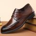 Euro Step New Genuine Casual Business Trendy Leather Brogue Fashion Men's Shoes_vogvips.com