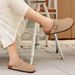 Evshine Women Genuine Slippers Slip On Unisex Potato Shoes With Adjustable Strap Men Mules Arch Support Cork Footbed_vogvips.com