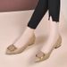 Soft Leather Shallow Mouth Single Shoes Women's Patent Leather Non-slip Soft Sole Breathable Mother Work Shoes Women's Small Leather Shoes_vogvips.com