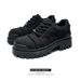 New thick soled height enhancing men's shoes denim shoes men's Korean style breathable low top shoes fashionable big toed shoes men's casual shoes_vogvips.com