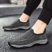 Men's Women's Couple's Shoes, Plus Size Style, New Trend, Washing, Flying, Weaving, Trendy Sports Shoes_vogvips.com