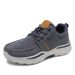 Euro Step Large Size Casual For Men Thick Sole Wide Toe Lace-up Outdoor Sports Canvas Shoes_vogvips.com