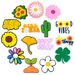 New Cute Little Fresh Flowers Sunflower Shoes Flower Shoe Buckle Small Daisy Shoes Accessories Accessories_vogvips.com