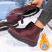 Winter Fleece-Lined Thickened Warm Boots Mothers, Soft Sole Shoes For Middle-Aged And Elderly Women, Cross-Border_vogvips.com