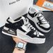 2026 Spring New Men's Shoes: Trendy Versatile Casual Sports Shoes, Original Niche Thick-Soled Panda Sneakers For Men_vogvips.com