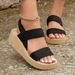 Best-selling Women's Slippers Online 2026 New Cross-border European And American Style Height-increasing Thick-soled_vogvips.com