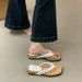 Korean Style Polka Dot Flip-flops Women's Summer Outdoor New Wedge Heel Thick Sole Height Increasing Thong Sandals Casual Vacation Slippers_vogvips.com