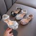 Girl's Bow Princess Girl Small Large Child Leather Shoes_vogvips.com
